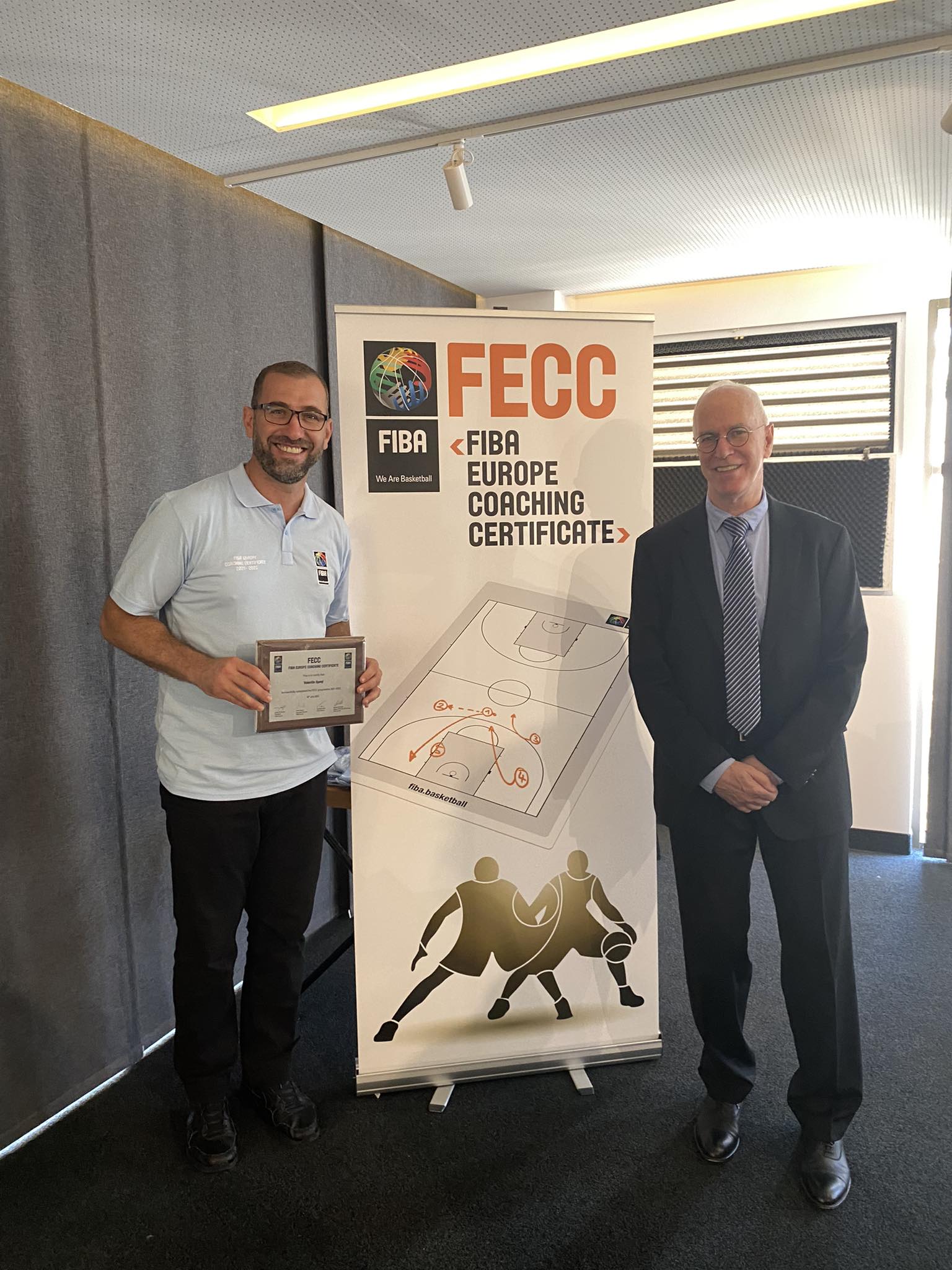 Spaqi diplomon me sukses në FIBA Europe Coaching Certificate